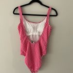 J.crew pink gingham one piece swimsuit Size 4 Photo 2