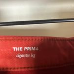 AG Adriano Goldschmied  Prima‎ Red Cigarette Leg Women's Jeans Size 29R Photo 2