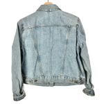Topshop Blue Wash Boxy Trucker Jean Jacket 10 Photo 1