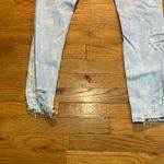 American Eagle  HIGHLY Distressed Light Blue Women's JR SIZE 0 Jeans Photo 7