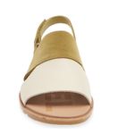 Sorel  Ella II‎ Slingback Leather Sandal, Comfort Shoe Olive Beige Size 10.5, NWT Photo 13