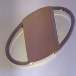 Elegant Silver Tone and Gold Tone Key Holder Keychain Photo 1