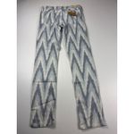 AG Adriano Goldschmied  The Stilt Zig Zag Print Jeans‎ Denim Pants Size 27R Photo 4