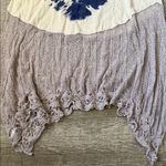 Free People  Tie-Dye Sleeveless Top with Crotchet Hem Size Medium Photo 4