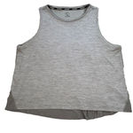 Nike Dri-Fit Running Tank Top Women's 2X Mesh Back Gray AV7919-056 Photo 0