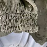 FU DA International Womens Bomber Jacket 2X Olive Green Silk Floral Full Zip Green Size XXL Photo 1