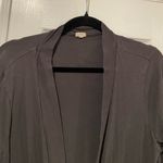 J.Crew  Size L Featherlight Gray Long Sleeve open Front Cardigan Top Photo 1
