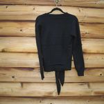 WAYF NWT  Milo Black Tie Front Sweater Photo 6