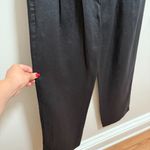 Reformation mason linen pant black high rise drapey wide leg trouser 8Petite NWT Photo 8