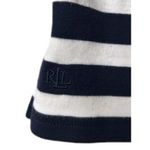 Lauren Ralph Lauren L Navy White Stripe Cotton Top Nautical Coastal Preppy Chic Size L Photo 10