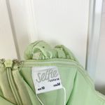 Selfie Leslie NWT Verona Off-Shoulder Lace Overlay Mini Dress Apple Green Medium Photo 5