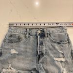 Pistola  Nova High Rise‎ Relaxed Cut Off Shorts in Moonlight Size 26 Photo 8