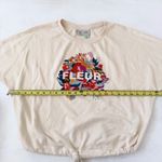 Anthropologie Fleur Tie-Waist Graphic Sweatshirt Size S Photo 7