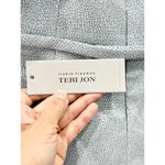 NWT Teri Jon by Rickie Freeman Jacquard Cascade Ruffle Mermaid Gown Light Blue 6 Photo 4