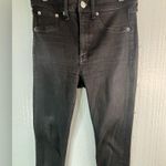 Rag and Bone 27 Super High Rise Skinny Jeans in Black Photo 3