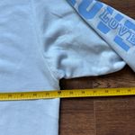 PINK - Victoria's Secret PINK Victoria’s Secret Women’s Campus Hoodie Baby Blue Sweatshirt Size Large NWT Photo 5