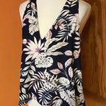 Lush Clothing Lush Boho Tropical Flowers Plunging Tank Top Photo 6