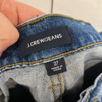 J.Crew Slim Broken-in Boyfriend Patchwork Distressed Blue Denim Jeans Size 27 Photo 6