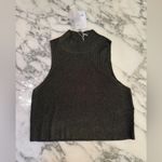 MISA Los Angeles NWT X REVOLVE Tanya Mock
Neck Crop Top in Gold - Sold Out - L Photo 1