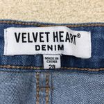 Velvet Heart : Jayden Slim Girlfriend Distressed Studded Crop Jeans Photo 8