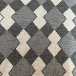 DKNY Vintage Size S/P Pure Wool Argyle Turtleneck Long Dolman Sleeve Sweater Photo 2