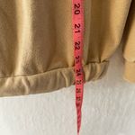Dudley Stephens Tan Baldwin Mock Neck Terry Cloth Style Sweater XS Photo 5
