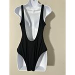 Eberjay Eberjey So Solid Calysta One Piece Swimsuit Black EUC Size L Photo 5