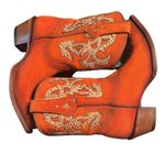 Corral  Orange Leather Cowboy Boots(Size 8) Photo 2