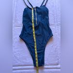 Juicy Couture Juicy Coutur Swim suit one piece zipper tie size M blue Photo 12