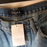 Nordstrom Caara Two Tone Straight Denim Blue Jeans NWT Photo 3