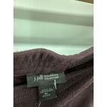 J.Jill  Wearever Faux Suede Pants Women XLP NWT Rum Raisin Country Western Photo 6