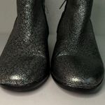 Sam Edelman Petty Ankle Boots Chelsea Bootie Zip Metallic Silver Leather 8.5 Photo 7