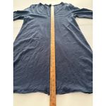 Bobi T shirt Shift Dress Womens Large Blue V Neck Soft Lounge Lagenlook Comfy Photo 6