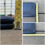 Coach Black Leather  Wristlet Wallet w/ Gold Hardware and Zip Closure Pockets Photo 7