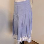 J.Crew  A-Line Pleated Skirt. Size 2 Cotton Photo 1