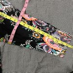 Bob Mackie wearable art multicolor floral Sheath Dress 3/4 Sleeve Crew Neck Photo 5