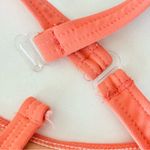 Ralph Lauren  Women’s One Piece Swimsuit Orange Backless Size 10 Photo 3