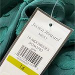 Jessica Howard Plus Size Belted Fit & Flare Dress Pine Sz 14 Photo 7