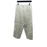 Valerie Stevens Vtg  Size PL Pants Petite Linen Straight Leg High Waist White Photo 1