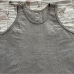 Champion  Authentic athletic gray embroidered logo tank top, size M athleisure Photo 10