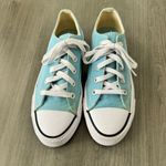 Airwalk light blue low top canvas sneakers shoes women size 8 Photo 3