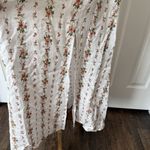 Reformation  Lacey Dress Sz 12 White Floral Tie Back Smocked Spring Easter Bridal Photo 8