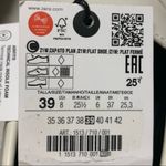 ZARA NEW  Low Heel Chain Loafers 39 White Photo 9