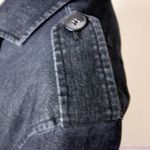 Attention NWOT women's black jean jacket with epaulette, size 14 Photo 6