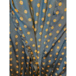 Free People   Alexa Duster  Floral Print V Neck Button Front size Satin size L Photo 4