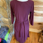 Faded Glory  purple wrap style dress size M (8/10)‎ Photo 4
