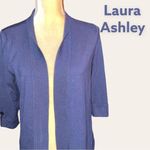 Laura Ashley 😊 blue open front cardigan Photo 1