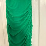 Green Ruched Maxi Bodycon Dress NWOT Photo 3