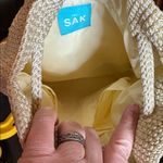 The Sak NWOT Large Dylan Backpack in Crochet w/ Adjustable Backstrap Cream Ivory Photo 9