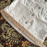 Pilcro and the Letterpress  Women's White Embroidered Denim Jacket SZ:XS Photo 9